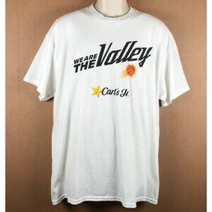 Carls Jr Phoenix Suns We Are The Valley T-Shirt XL